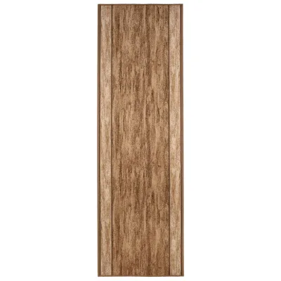 Tapiso Teppichläufer Braun 80x1400 cm