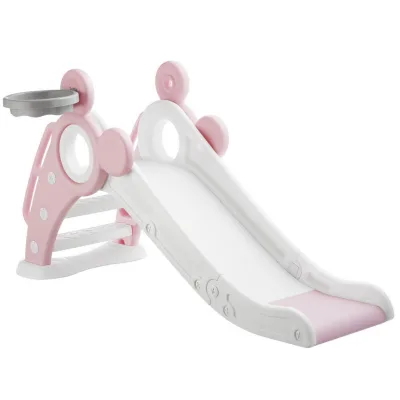tectake Kinderrutsche Pink 66.5x67.5x128 cm