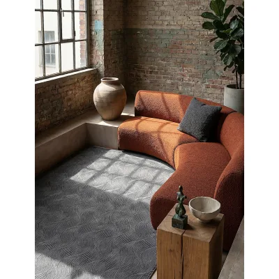 Teppich Antirutsch Anthrazit 140x200 cm - DALAR   Kadima Design