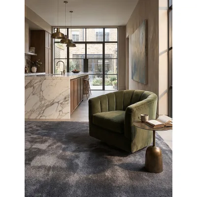 Teppich Antirutsch Anthrazit 300x400 cm - ALDAN   Kadima Design