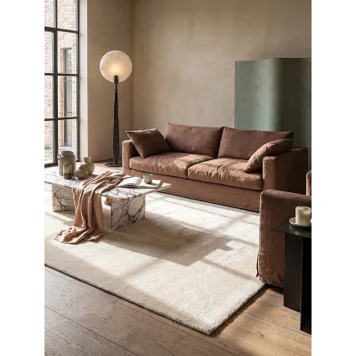 Teppich Antirutsch Beige 120x160 cm - ALDAN   Kadima Design