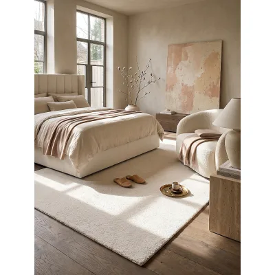 Teppich Antirutsch Creme 240x340 cm - ALDAN   Kadima Design