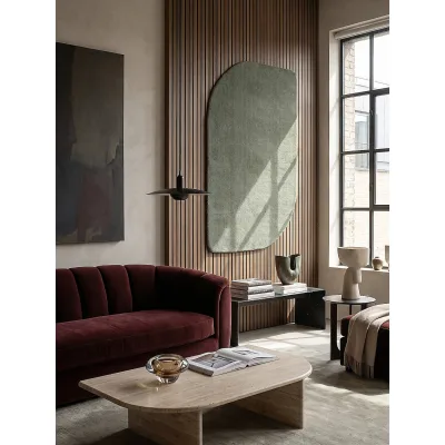 Teppich Antirutsch Waldgrün 160x220 cm - TIRSO   Kadima Design