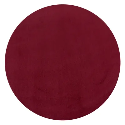 Teppich Calissa rot 80 cm rund
