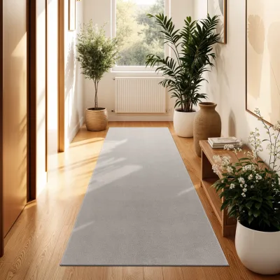 Teppich Calissa silber 80x300 cm