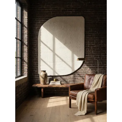 Teppich Hochflor Creme 160x220 cm - TIRSO   Kadima Design