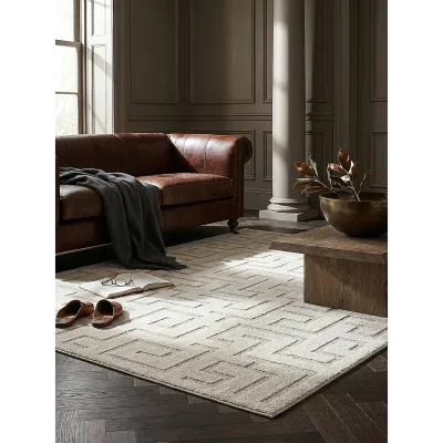 Teppich Kurzflor Creme 200x280 cm - MUOTA   Kadima Design