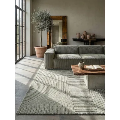 Teppich Kurzflor Grün 200x290 cm - CETINA   Kadima Design