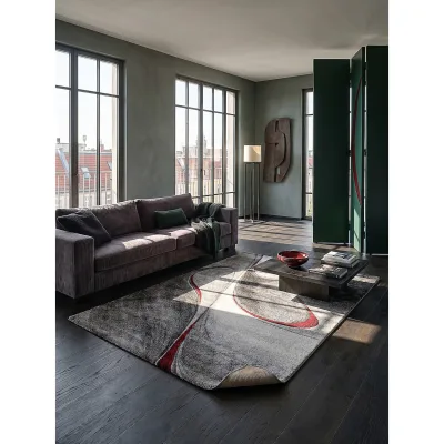 Teppich Kurzflor Rot 200x290 cm - BIENO   Kadima Design