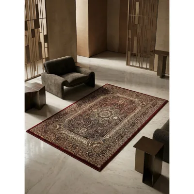 Teppich Kurzflor TANNHEIM in Rot, orientalisch, 300 x 400 cm