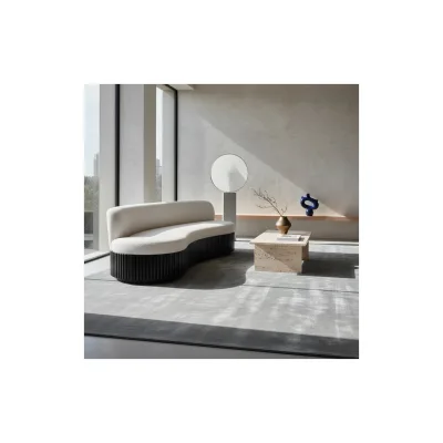 Teppich Kurzflor Waschbar LECH in Silber, einfarbig, 240 x 340 cm