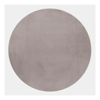 Teppich Kurzflor Waschbar NECKAR in Beige, einfarbig, Ø 200 cm