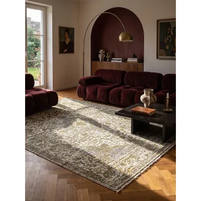 Teppich Orient Erdtöne-Grün 120 x 160 cm - ADUR   Kadima Design