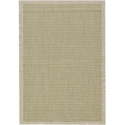 Teppich Outdoor DAFNE in Grün, einfarbig, 60 x 100 cm
