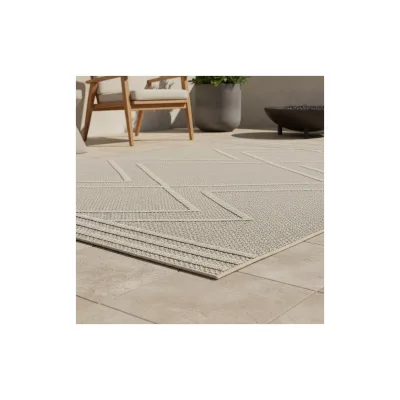 Teppich Outdoor IMST in Beige, im Boho-Stil, aus Polypropylen, 160 x 230 cm