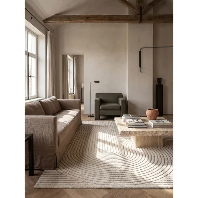 Teppich Pflegeleicht Beige 120x170 cm - CETINA   Kadima Design