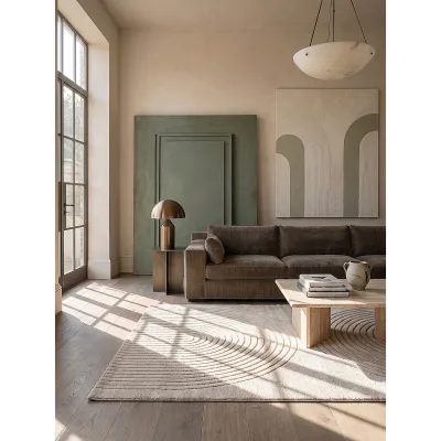 Teppich Pflegeleicht Beige 140x200 cm - MUOTA   Kadima Design