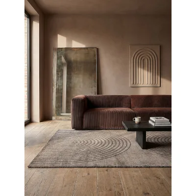 Teppich Pflegeleicht Braun 200x280 cm - MUOTA   Kadima Design