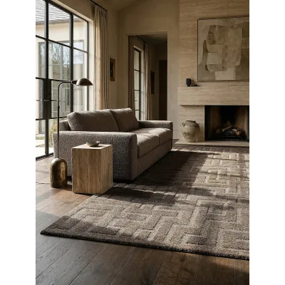 Teppich Pflegeleicht Braun 200x280 cm - MUOTA   Kadima Design