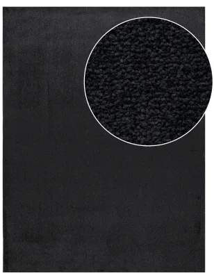 Teppich Portivo schwarz 200 cm quadrat