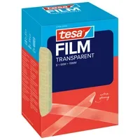 tesa® Klebefilm tesafilm® TRANSPARENT 19 mm x 66 m (B x L) 8 St./Pack.