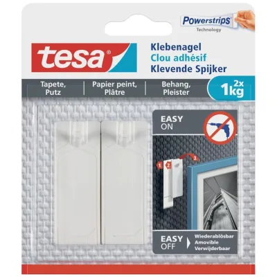 tesa® Klebenagel Tapete, Putz 2 St./Pack.