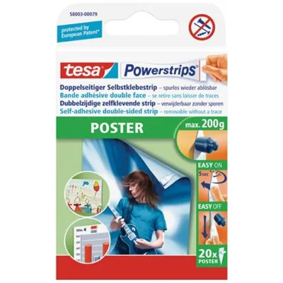 tesa® Klebepad Powerstrips® Poster