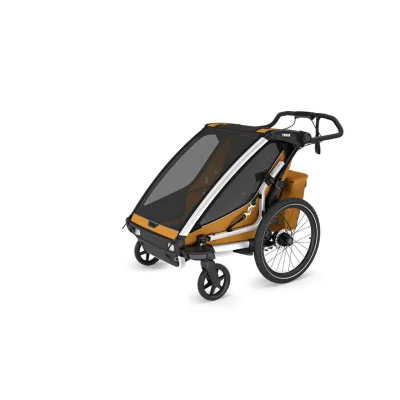 Thule Fahrradanhänger Chariot Sport2 dbl Dunkelgelb 34x73x88 cm