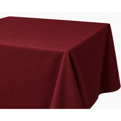 TiborTex Tischdecke Bordeaux 90x90 cm