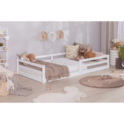TiCAA Bodenbett „Neo“, Kinderbett, Jugendbett, Schlafzimmer, Kinderzimmer