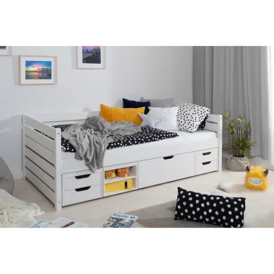 Livetastic Stauraumbett Natur 90x200 cm