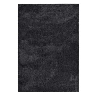 Tom Tailor Hochflorteppich Anthrazit 85x155 cm