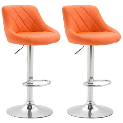TPFLiving Barhocker Orange 46x100x49 cm