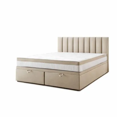 Trada Boxspringbett Beige 200x200 cm