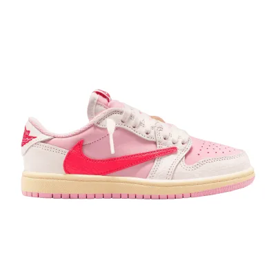 Travis Scott x Air Jordan 1 Retro Low OG PS Sail Tropical Pink