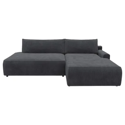 Trendmanufaktur Eckschlafsofa Prag Anthrazit 253x167 cm