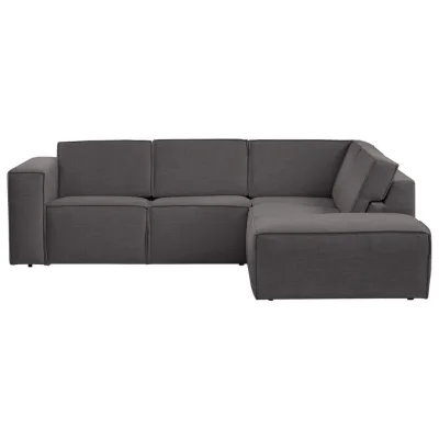 Trendmanufaktur Ecksofa Dice Dunkelgrau 275x220 cm