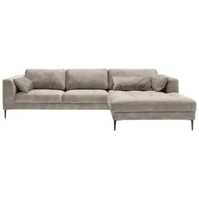 Trendmanufaktur Ecksofa Luzi Hellgrau 280x168 cm