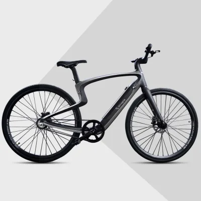 trends4cents Urtopia Smartes Carbon E-Bike Lyra  Gr. L 35Nm Blinker Anti Diebstahl Navi App Sprachsteuerung