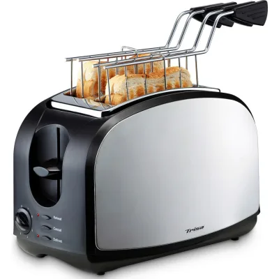 Trisa Electronics Toaster Schwarz 17x19.4x28.5 cm