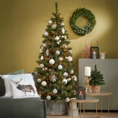 Triumph Tree Kunst-Tanne 'Forest Frosted Slim', Höhe ca. 155 cm