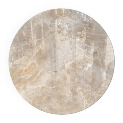 Tulup Glasplatte Beige 60x60x0.4 cm