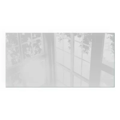 Tulup Glasplatte Grau 140x70x0.4 cm