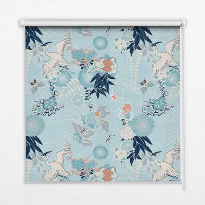 Tulup Innenrollo Blau 130x140x0.5 cm