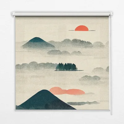 Tulup Innenrollo Braun 140x140x0.5 cm