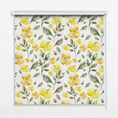 Tulup Innenrollo Gelb 150x140x0.5 cm