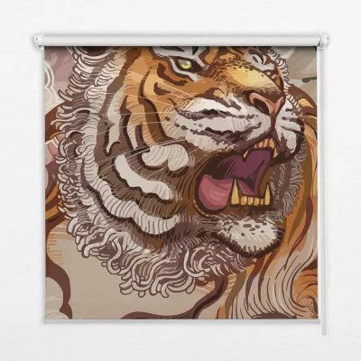 Tulup Innenrollo Orange 150x140x0.5 cm