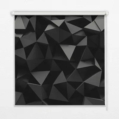 Tulup Innenrollo Schwarz 80x180x0.5 cm