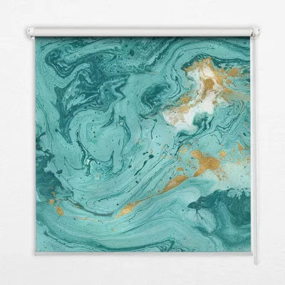 Tulup Innenrollo Türkis 120x140x0.5 cm