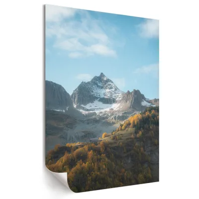Tulup Poster Blau 59x84x0.1 cm
